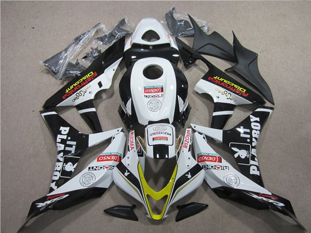 Best 2007-2008 Black Red White DENSO Honda CBR600RR Replacement Motorcycle Fairings Best 2007-2008 Black Red White DENSO Honda CBR600RR Replacement Motorcycle Fairings