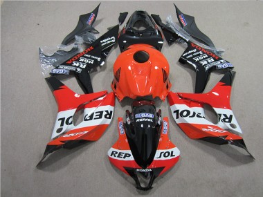 Best 2007-2008 Orange Black Repsol Honda CBR600RR Bike Fairing Kit
