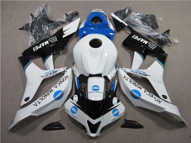 Best 2007-2008 Blue White Black Konica Minolta MAPEI Honda CBR600RR Moto Fairings