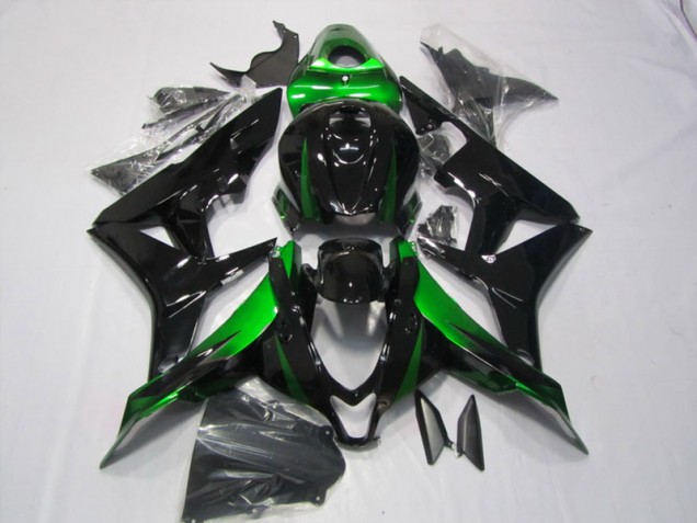 Best 2007-2008 Black Green Honda CBR600RR Motorcycle Replacement Fairings Best 2007-2008 Black Green Honda CBR600RR Motorcycle Replacement Fairings