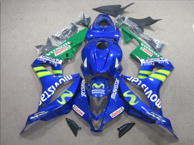 Best 2007-2008 Blue White Movistar Honda CBR600RR Bike Fairing