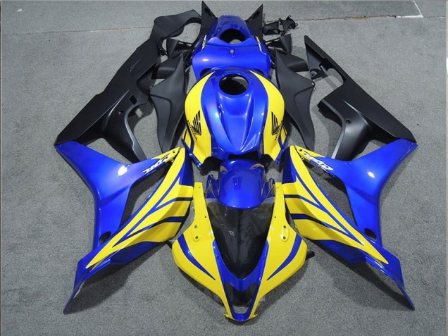Best 2007-2008 Black Blue Yellow Honda CBR600RR Bike Fairings Best 2007-2008 Black Blue Yellow Honda CBR600RR Bike Fairings