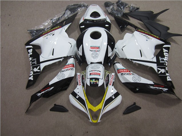 Best 2009-2012 White Black RIZOMA Honda CBR600RR Motor Bike Fairings Best 2009-2012 White Black RIZOMA Honda CBR600RR Motor Bike Fairings