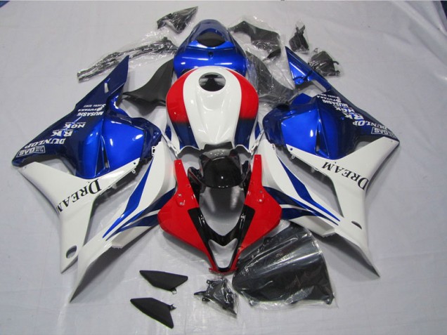 Best 2009-2012 White Blue Red DREAM Honda CBR600RR Motor Fairings Best 2009-2012 White Blue Red DREAM Honda CBR600RR Motor Fairings