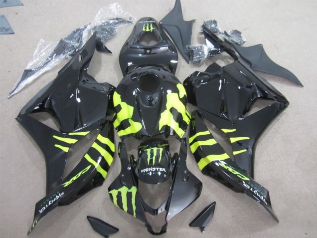 Best 2009-2012 Black Green Monster Honda CBR600RR Motorcycle Fairing Best 2009-2012 Black Green Monster Honda CBR600RR Motorcycle Fairing