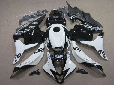 Best 2009-2012 Black White Repsol Honda CBR600RR Motorcycle Replacement Fairings