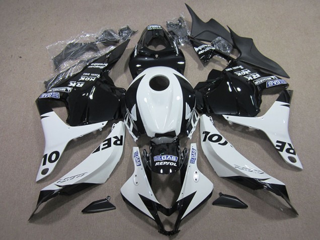 Best 2009-2012 Black White Repsol Honda CBR600RR Motorcycle Replacement Fairings Best 2009-2012 Black White Repsol Honda CBR600RR Motorcycle Replacement Fairings