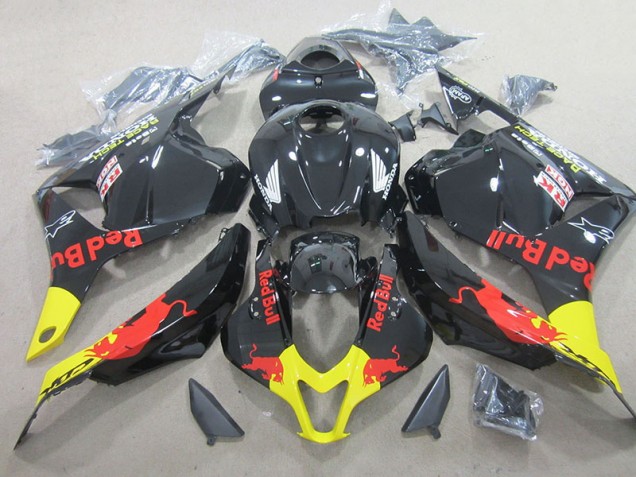 Best 2009-2012 Black Red Bull Honda CBR600RR Replacement Motorcycle Fairing Kits Best 2009-2012 Black Red Bull Honda CBR600RR Replacement Motorcycle Fairing Kits