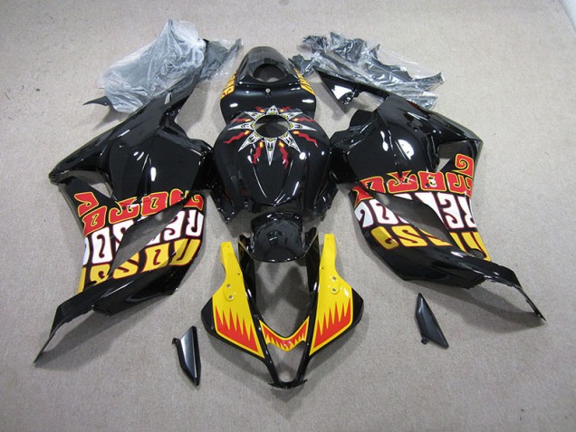 Best 2009-2012 Black Yellow Honda CBR600RR Motorcycle Fairing Best 2009-2012 Black Yellow Honda CBR600RR Motorcycle Fairing