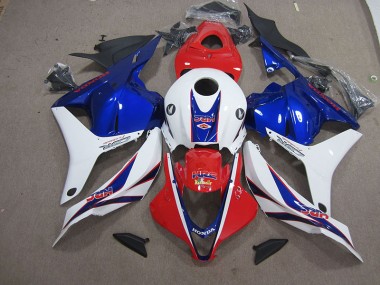 Best 2009-2012 Red White Blue HRC Honda CBR600RR Motorbike Fairing