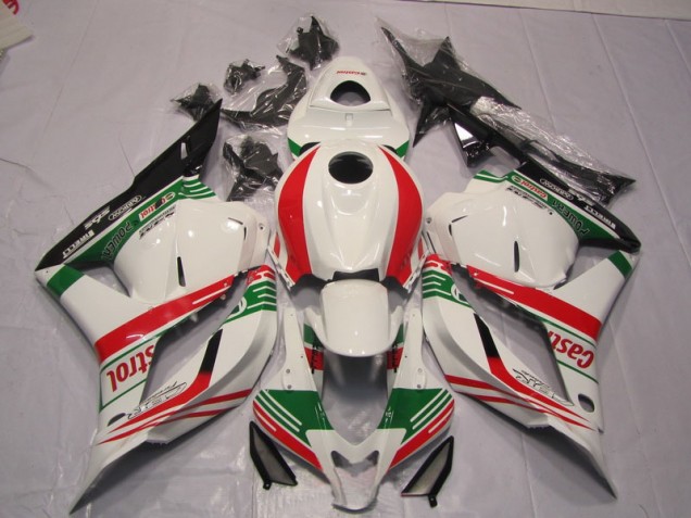 Best 2009-2012 White Green Red Honda CBR600RR Bike Fairings Best 2009-2012 White Green Red Honda CBR600RR Bike Fairings