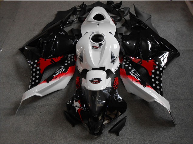 Best 2009-2012 Black White Red Honda CBR600RR Motorbike Fairing Kits Best 2009-2012 Black White Red Honda CBR600RR Motorbike Fairing Kits