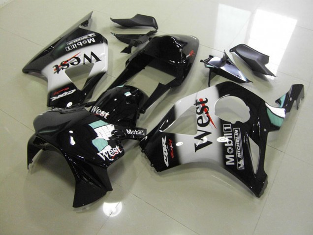 Best 2002-2003 Black West Honda CBR900RR 954 Motorcycle Fairings Kits Best 2002-2003 Black West Honda CBR900RR 954 Motorcycle Fairings Kits