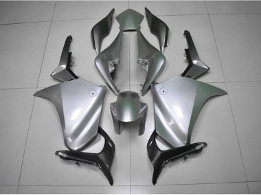 Best 2010-2014 Silver Honda VFR1200 Motorbike Fairing