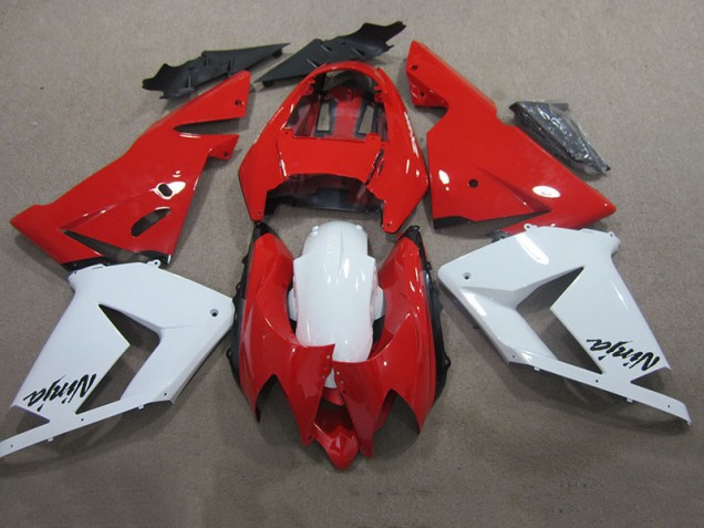 Best 2003-2005 Red White Ninja Kawasaki ZX10R Motorcycle Bodywork Best 2003-2005 Red White Ninja Kawasaki ZX10R Motorcycle Bodywork