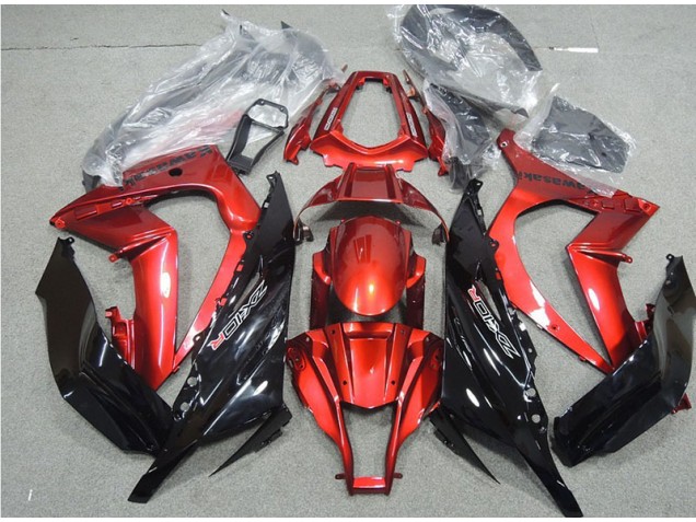 Best 2011-2015 Black Red Kawasaki ZX10R Moto Fairings Best 2011-2015 Black Red Kawasaki ZX10R Moto Fairings