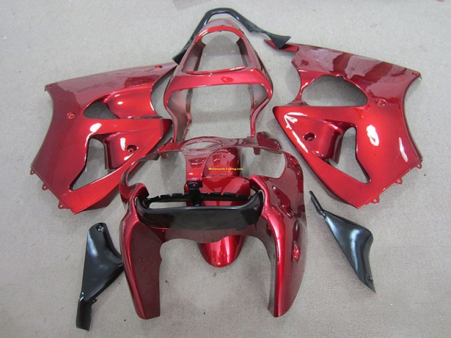 Best 2000-2002 Red Kawasaki ZX6R Motorcyle Fairings Best 2000-2002 Red Kawasaki ZX6R Motorcyle Fairings