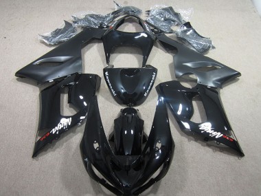 Best 2005-2006 Black Ninja 636 Kawasaki ZX6R Motorcycle Fairing