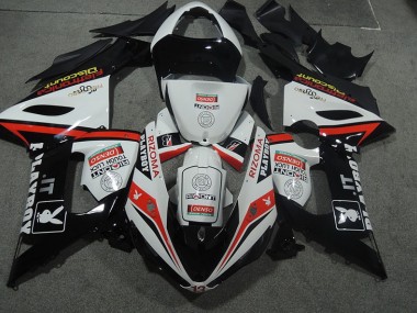 Best 2005-2006 White Black Rizoma Playboy Kawasaki ZX6R Bike Fairings