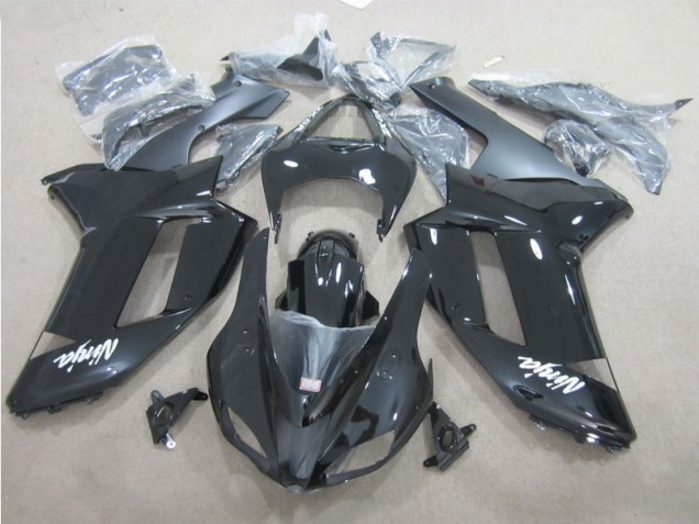 Best 2007-2008 Black White Kawasaki ZX6R Motor Bike Fairings Best 2007-2008 Black White Kawasaki ZX6R Motor Bike Fairings