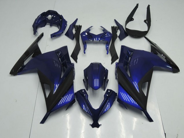 Best 2013-2016 Blue Black Kawasaki ZX300R Motorcyle Fairings Best 2013-2016 Blue Black Kawasaki ZX300R Motorcyle Fairings