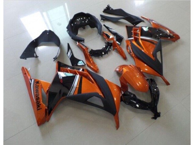 Best 2013-2016 Black Orange Kawasaki ZX300R Motor Fairings Best 2013-2016 Black Orange Kawasaki ZX300R Motor Fairings