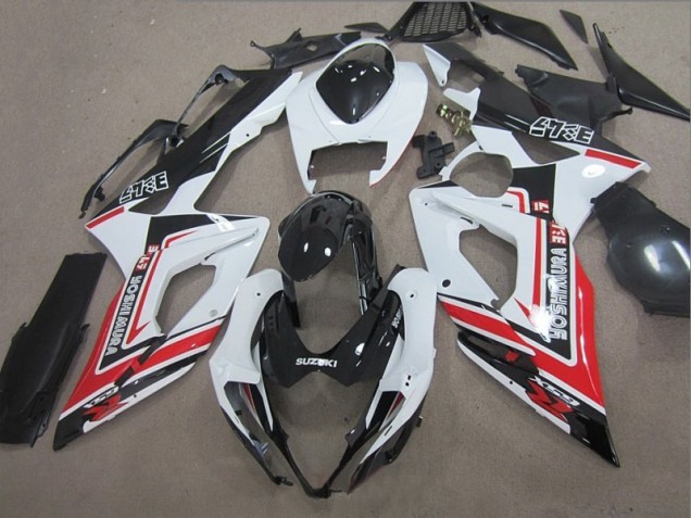 Best 2005-2006 Black White Red Suzuki GSXR1000 Bike Fairings Best 2005-2006 Black White Red Suzuki GSXR1000 Bike Fairings