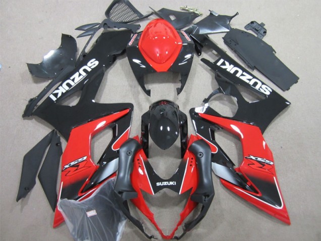Best 2005-2006 Black Red Suzuki GSXR1000 Motorcycle Fairings Best 2005-2006 Black Red Suzuki GSXR1000 Motorcycle Fairings