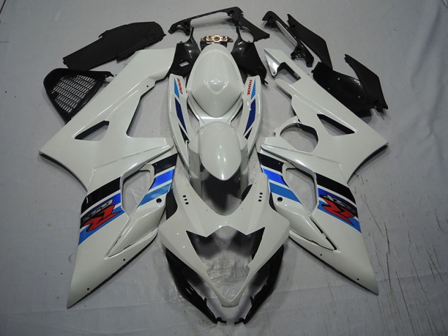 Best 2007-2008 White Blue Suzuki GSXR1000 Bike Fairings Best 2007-2008 White Blue Suzuki GSXR1000 Bike Fairings