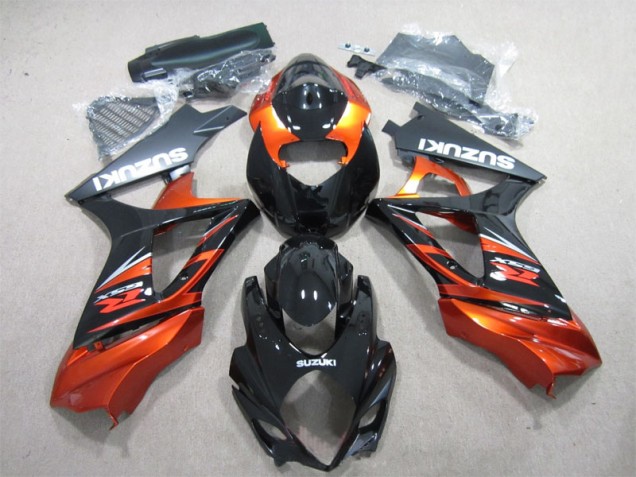 Best 2007-2008 Black Orange Suzuki GSXR1000 Motorbike Fairing Best 2007-2008 Black Orange Suzuki GSXR1000 Motorbike Fairing