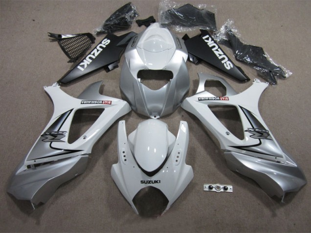 Best 2007-2008 White Suzuki GSXR1000 Replacement Motorcycle Fairings Best 2007-2008 White Suzuki GSXR1000 Replacement Motorcycle Fairings