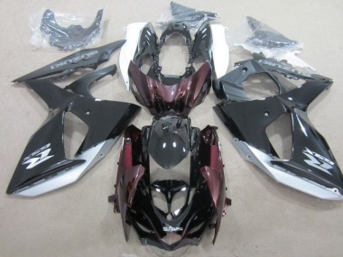 Best 2009-2016 Black Suzuki GSXR1000 Replacement Fairings