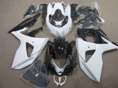 Best 2009-2016 White Black Suzuki GSXR1000 Motorcycle Fairing