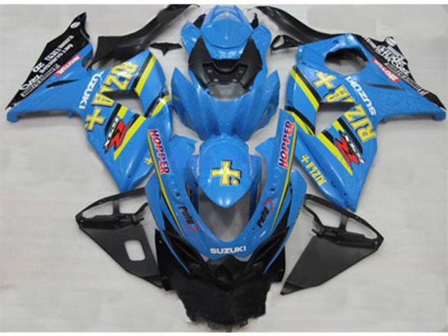 Best 2009-2016 Blue Rizla Hopper Suzuki GSXR1000 Bike Fairings Best 2009-2016 Blue Rizla Hopper Suzuki GSXR1000 Bike Fairings