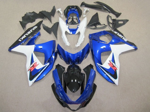 Best 2009-2016 Blue White Suzuki GSXR1000 Motorcycle Fairings & Bodywork Best 2009-2016 Blue White Suzuki GSXR1000 Motorcycle Fairings & Bodywork