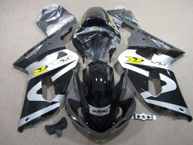 Best 2001-2003 Black White Suzuki GSXR600 Motorbike Fairing Kits