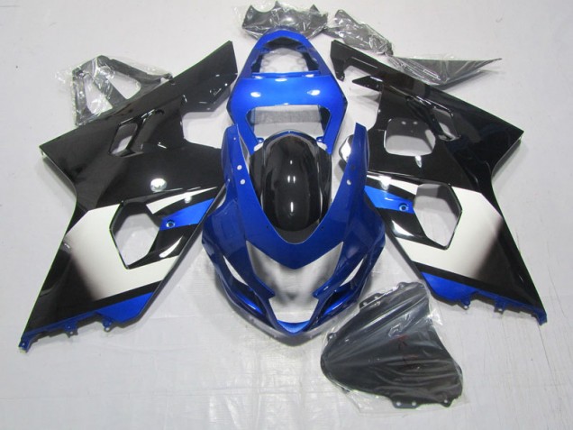Best 2004-2005 Black Blue Suzuki GSXR600 Motorcylce Fairings