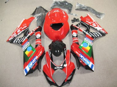 Best 2004-2005 Red Black Suzuki GSXR600 Motorcycle Fairing Kit