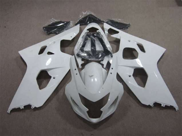 Best 2004-2005 White Suzuki GSXR600 Bike Fairings Best 2004-2005 White Suzuki GSXR600 Bike Fairings