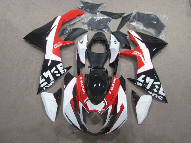 Best 2011-2021 Black Red White Suzuki GSXR600 Motorcyle Fairings Best 2011-2021 Black Red White Suzuki GSXR600 Motorcyle Fairings