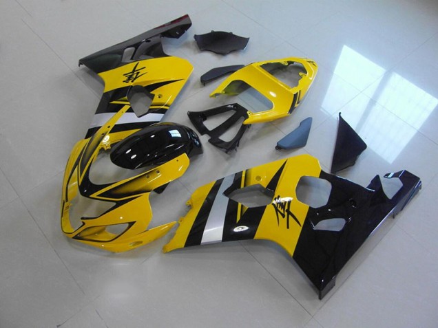 Best 2004-2005 Yellow Black Suzuki GSXR750 Moto Fairings Best 2004-2005 Yellow Black Suzuki GSXR750 Moto Fairings