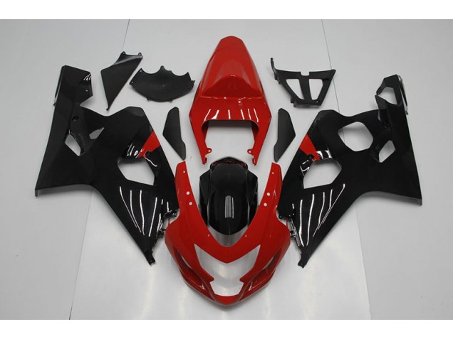 Best 2004-2005 Red Black Suzuki GSXR750 Motorcylce Fairings