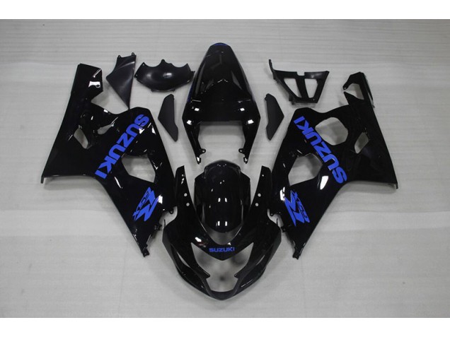 Best 2004-2005 Black Blue Decal Suzuki GSXR750 Motorcycle Fairing Kits Best 2004-2005 Black Blue Decal Suzuki GSXR750 Motorcycle Fairing Kits