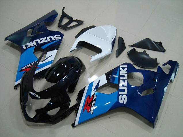Best 2004-2005 Blue White Suzuki GSXR750 Motorbike Fairing Best 2004-2005 Blue White Suzuki GSXR750 Motorbike Fairing