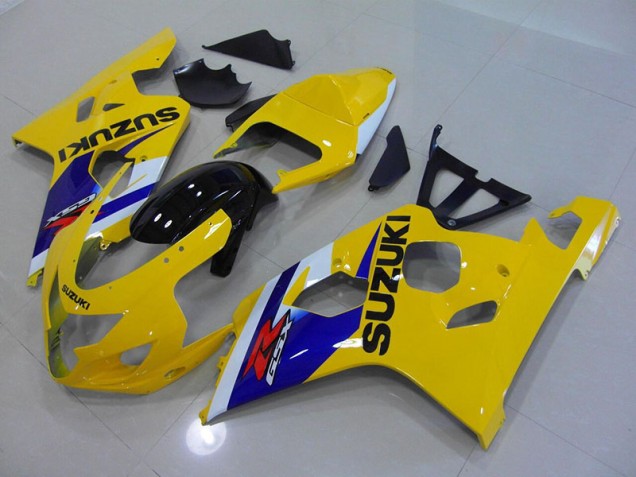 Best 2004-2005 Yellow Blue Suzuki GSXR750 Motorcycle Fairings Kits Best 2004-2005 Yellow Blue Suzuki GSXR750 Motorcycle Fairings Kits