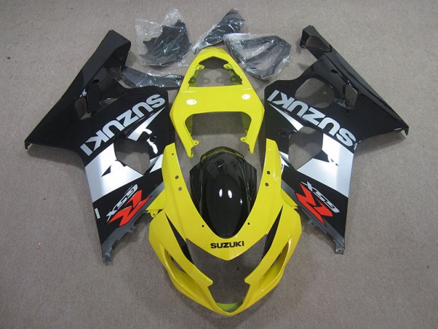 Best 2004-2005 Yelow Black Silver Suzuki GSXR750 Motorcycle Replacement Fairings Best 2004-2005 Yelow Black Silver Suzuki GSXR750 Motorcycle Replacement Fairings