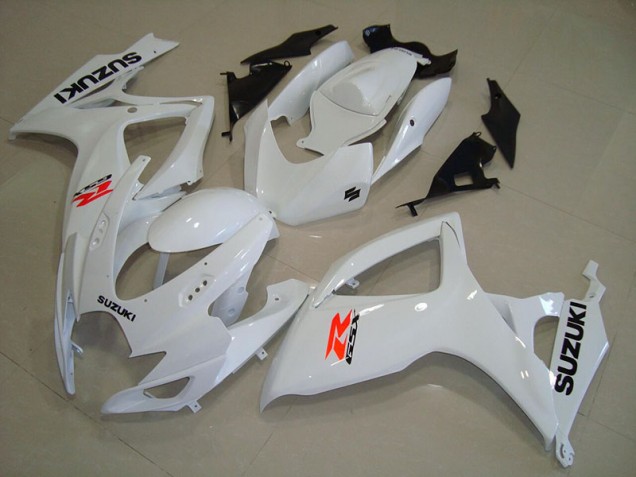 Best 2006-2007 White Suzuki GSXR750 Motor Fairings