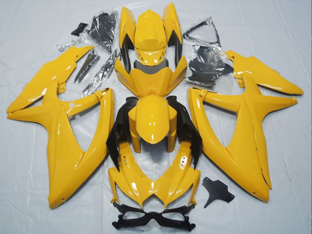 Best 2008-2010 Yellow Suzuki GSXR750 Motorbike Fairings