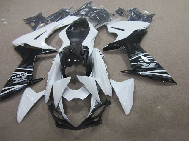 Best 2011-2021 White Black Suzuki GSXR750 Motorcycle Fairing Kit Best 2011-2021 White Black Suzuki GSXR750 Motorcycle Fairing Kit