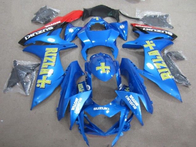 Best 2011-2021 Blue Yellow Rizla Suzuki GSXR750 Motor Bike Fairings Best 2011-2021 Blue Yellow Rizla Suzuki GSXR750 Motor Bike Fairings